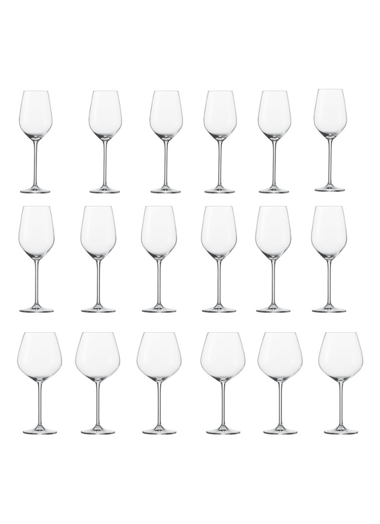 Schott Zwiesel Fortissimo glazenset 18-delig Transparant - Deal