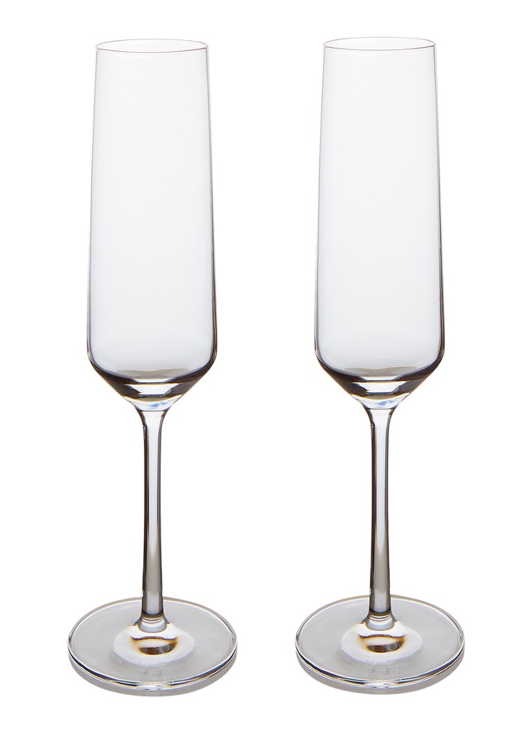 Schott Zwiesel Pure champagneglas 21,5 cl set van 2 Transparant - Deal