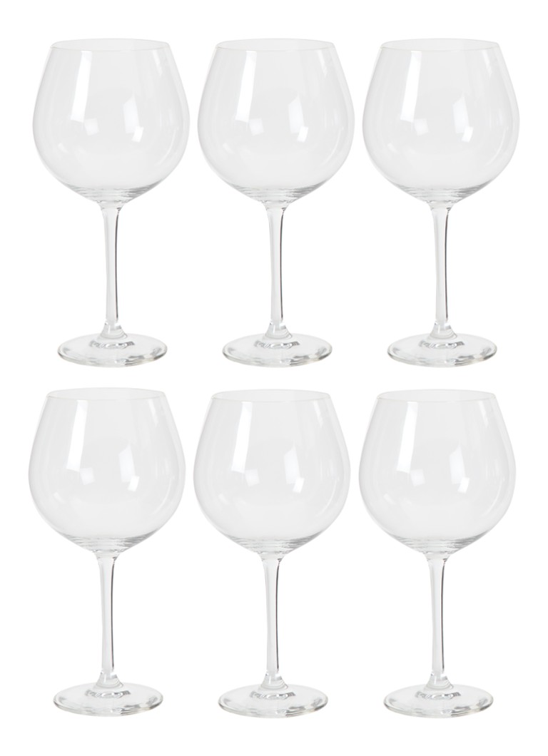 Schott Zwiesel Classico Bourgogne rode wijnglas 41 cl set van 6 Transparant - Deal