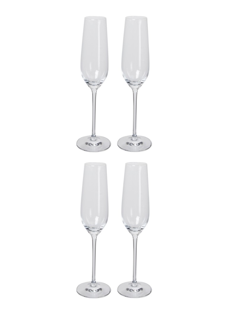 Schott Zwiesel Fortissimo champagneglas 24 cl set van 4 Transparant - Deal