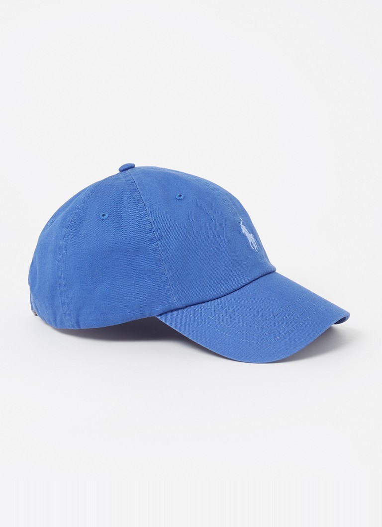 Ralph Lauren Dames Pet met logoborduring in de kleur Blauw, maat: OSZ