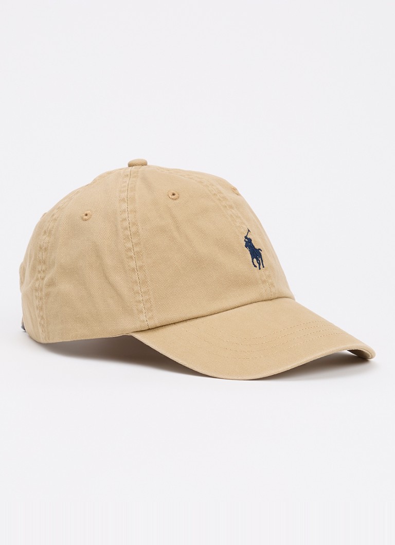 Ralph Lauren Dames Pet met logoborduring in de kleur Beige, maat: ONE SIZE