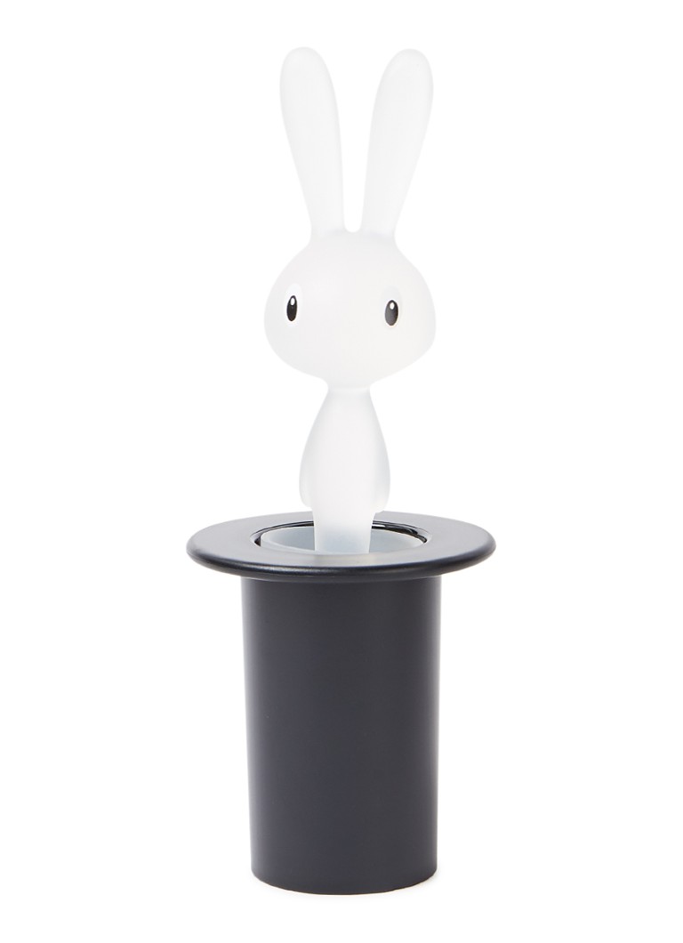 Alessi Magic Bunny tandenstokerhouder 14 cm Zwart - Deal