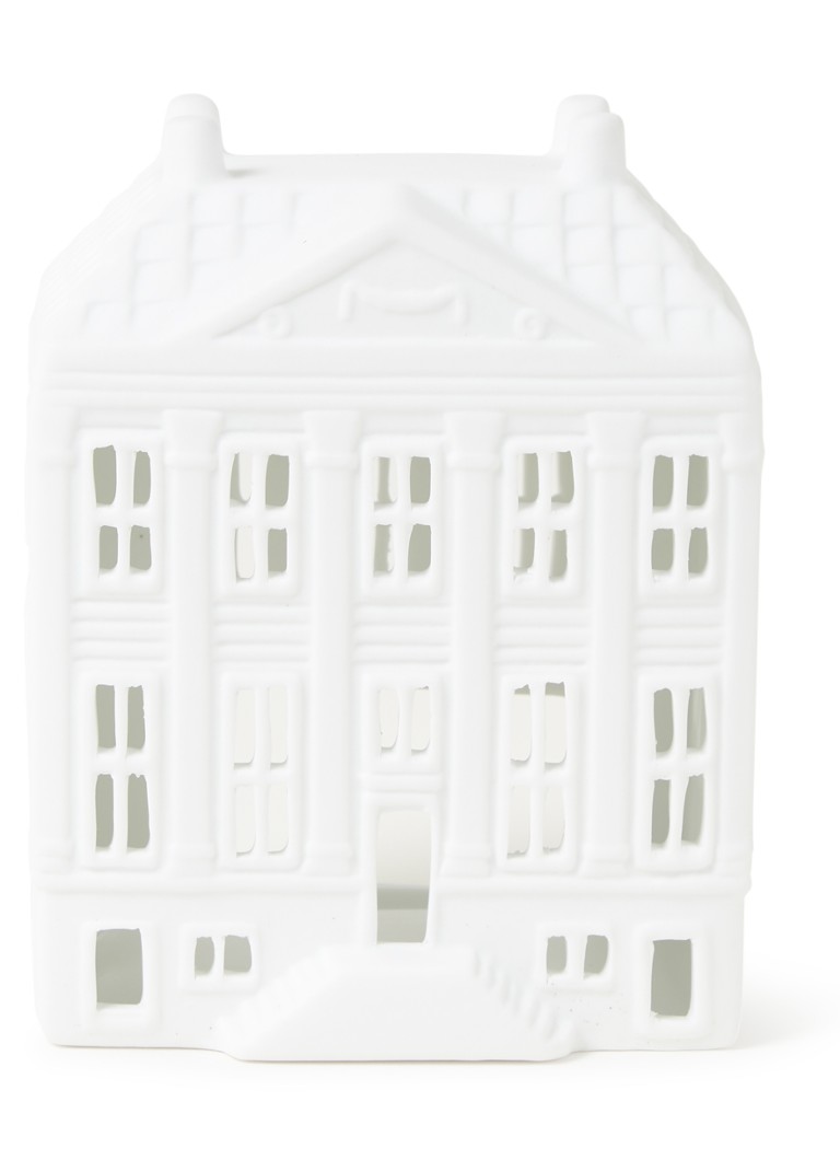 &Klevering Mansion waxinelichthouder 13 cm Wit - Deal