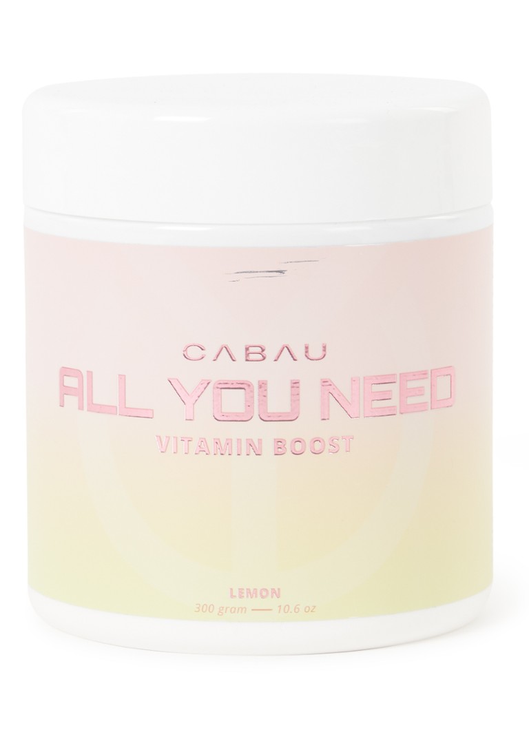 Cabau All You Need Vitamin Boost - supplement Lichtroze 1 maat Gezondheid - Deal
