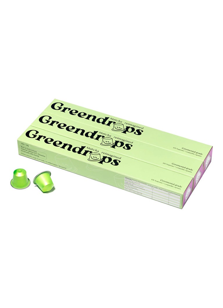 Greendrops Ceremoniële Matcha capsules 90 gram - Deal