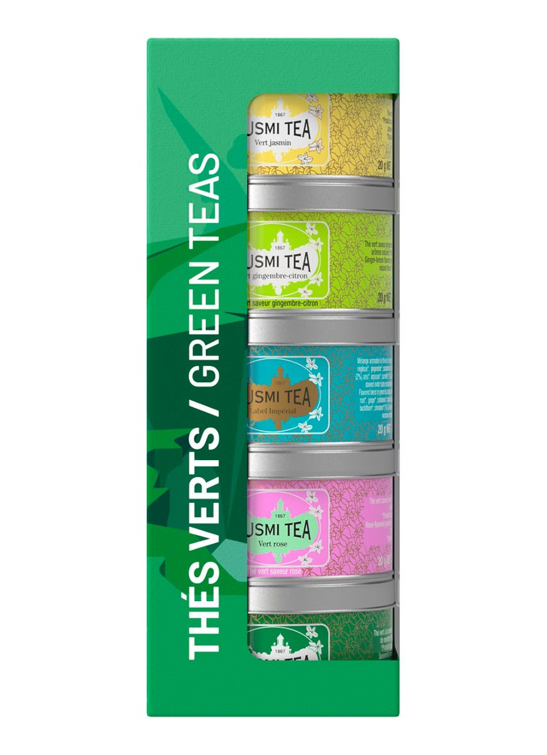Kusmi Tea Green Teas theeset met losse thee 5 x 25 gram - Deal