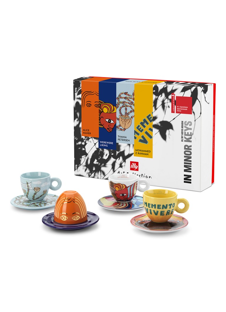 Illy Biennale mok set van 4 - Deal