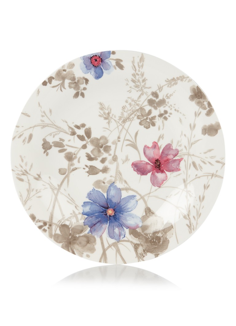 Villeroy & Boch Mariefleur Gris ontbijtbord 21 cm Lichtgrijs - Deal