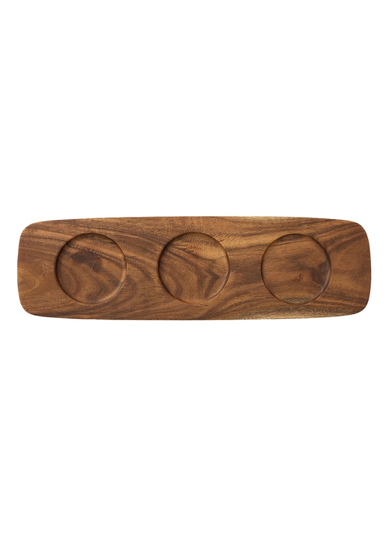 Villeroy & Boch Artesano Original partyschaal van hout 30,5 x 9,5 cm Bruin