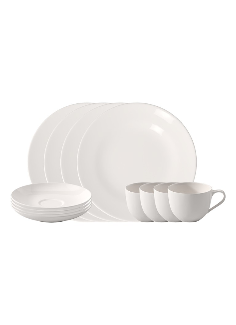 Villeroy & Boch For Me Koffie serviesset 12-delig Gebroken wit - Deal