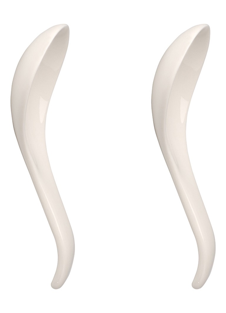 Villeroy & Boch Soup Passion Asia lepel set van 2 Gebroken wit - Deal