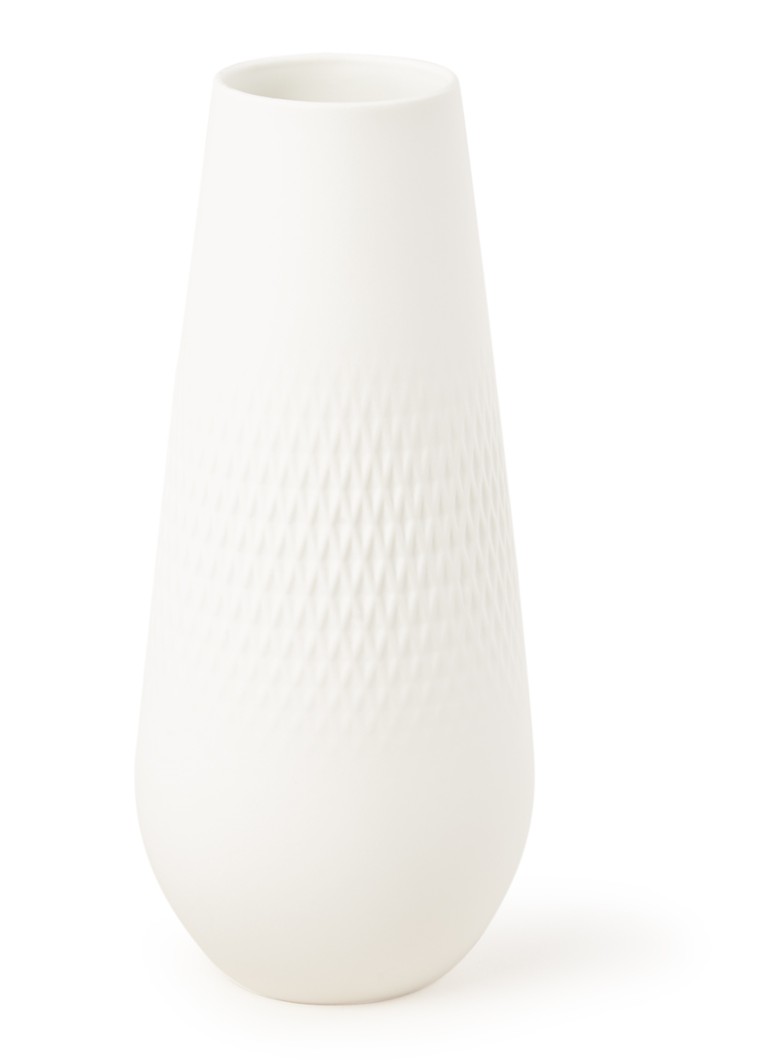 Villeroy & Boch Carre Vaas 26 cm Gebroken wit - Deal
