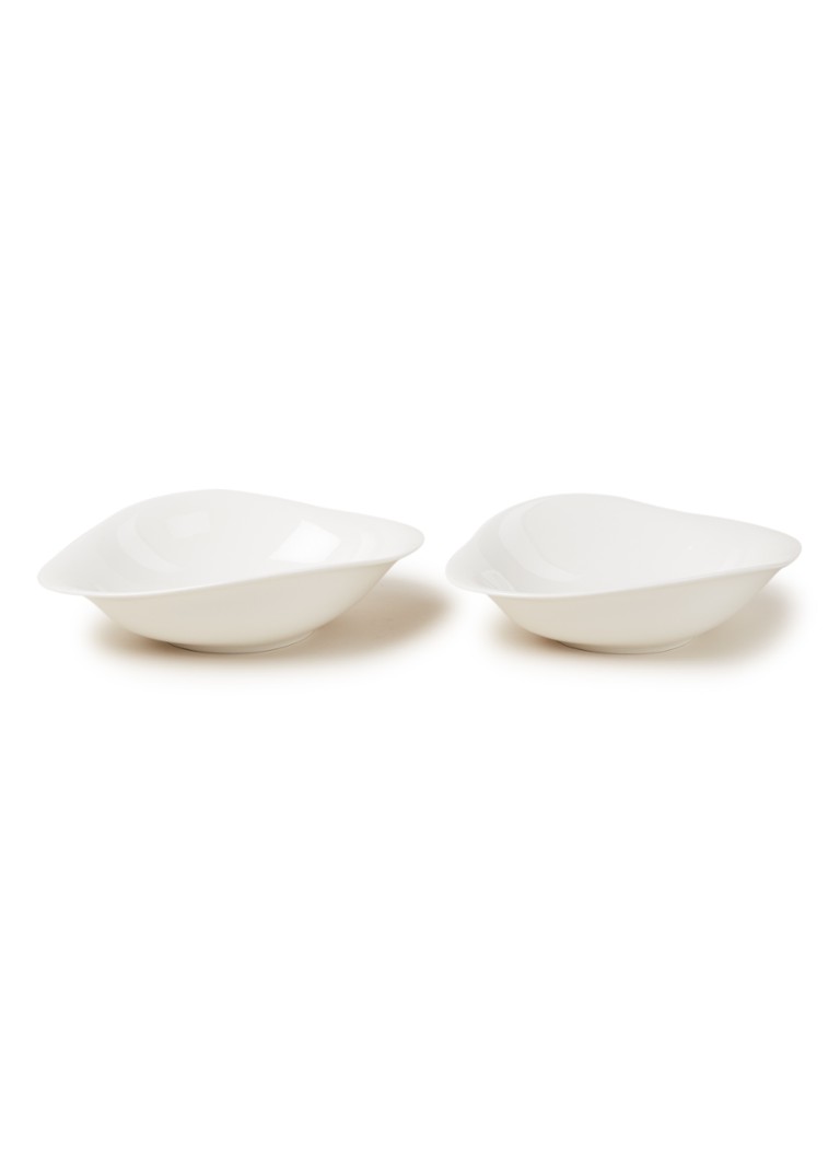 Villeroy & Boch Vapiano pastabord 27 cm set van 2 Gebroken wit