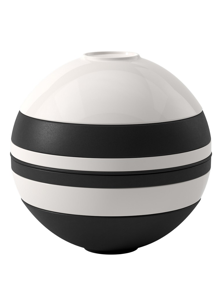 Villeroy & Boch Iconic La Boule Black & White serviesset 7-delig Zwart - Deal