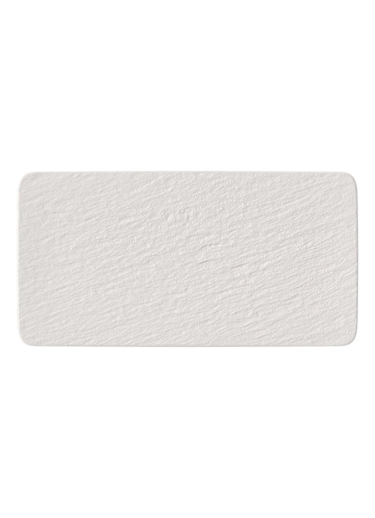 Villeroy & Boch Manufacture Rock serveerplank van porselein 35 x 18 cm Gebroken wit - Deal