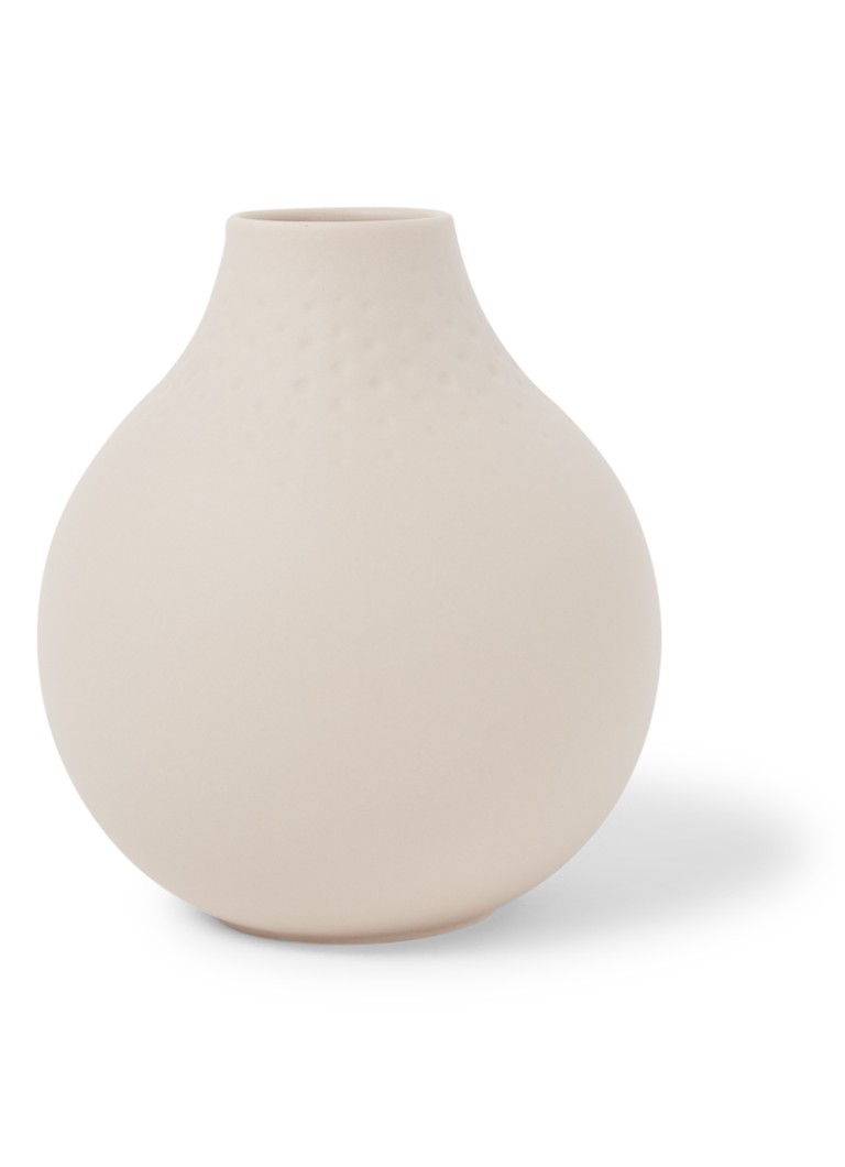 Villeroy & Boch Perle vaas 12 cm Zand