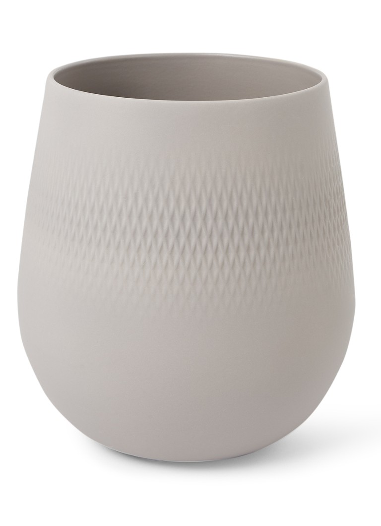 Villeroy & Boch Manufacture Collier Carré vaas 22,5 cm Creme - Deal