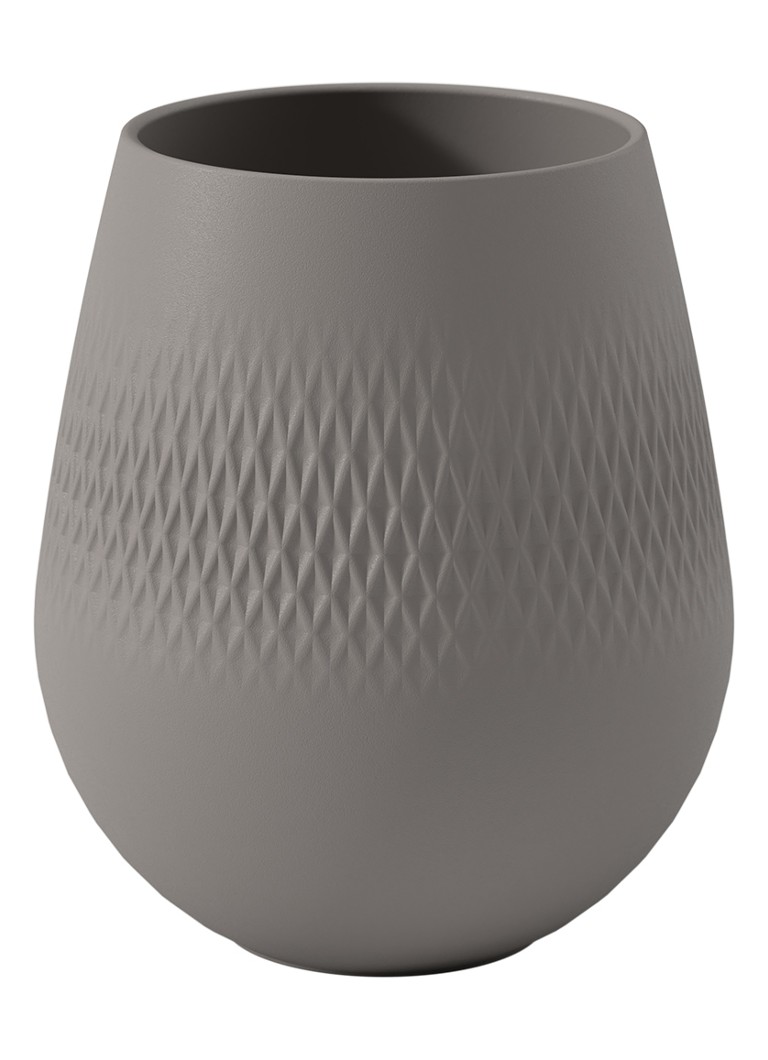 Villeroy & Boch Lave Carre vaas 14 cm Lichtgrijs - Deal