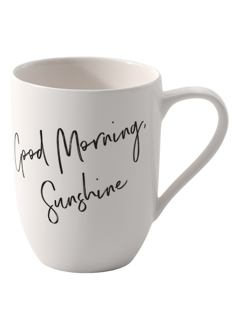 Villeroy & Boch Statement Good Morning Sunshine kopje 34 cl Gebroken wit - Deal