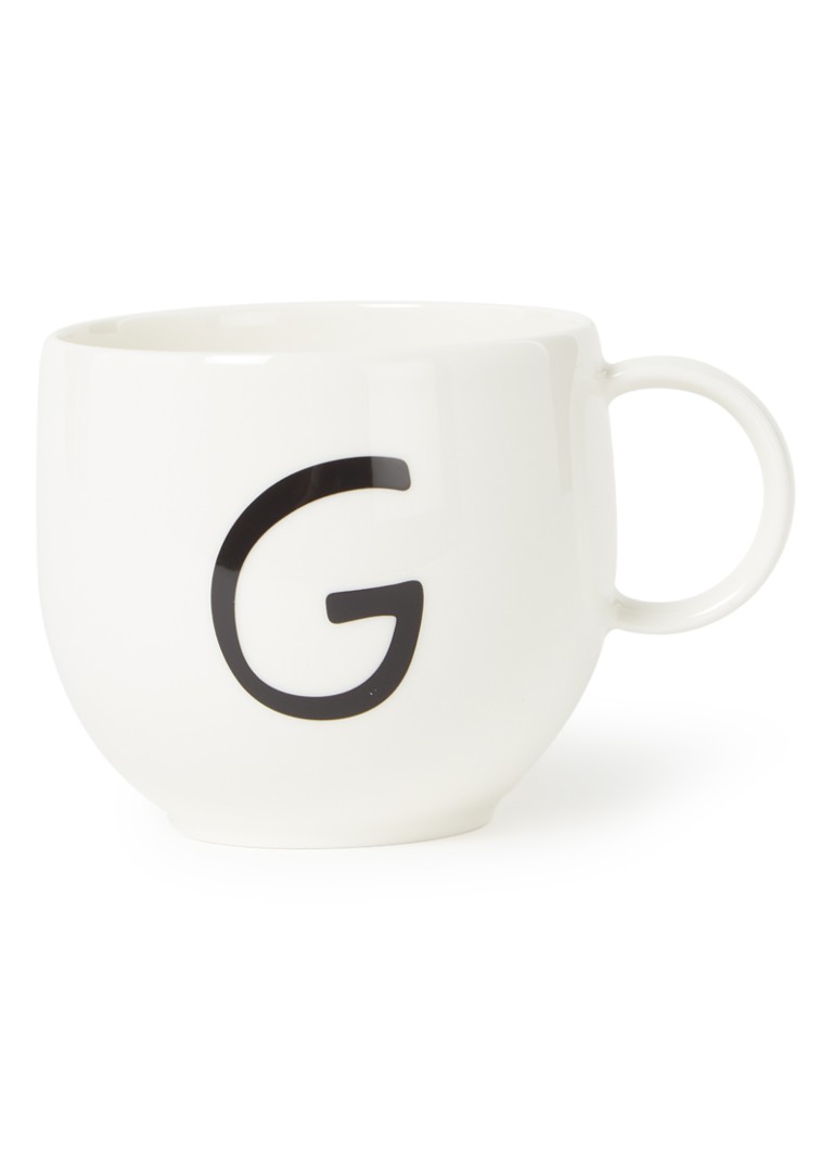 Villeroy & Boch Letters G mok 38 cl Gebroken wit - Deal