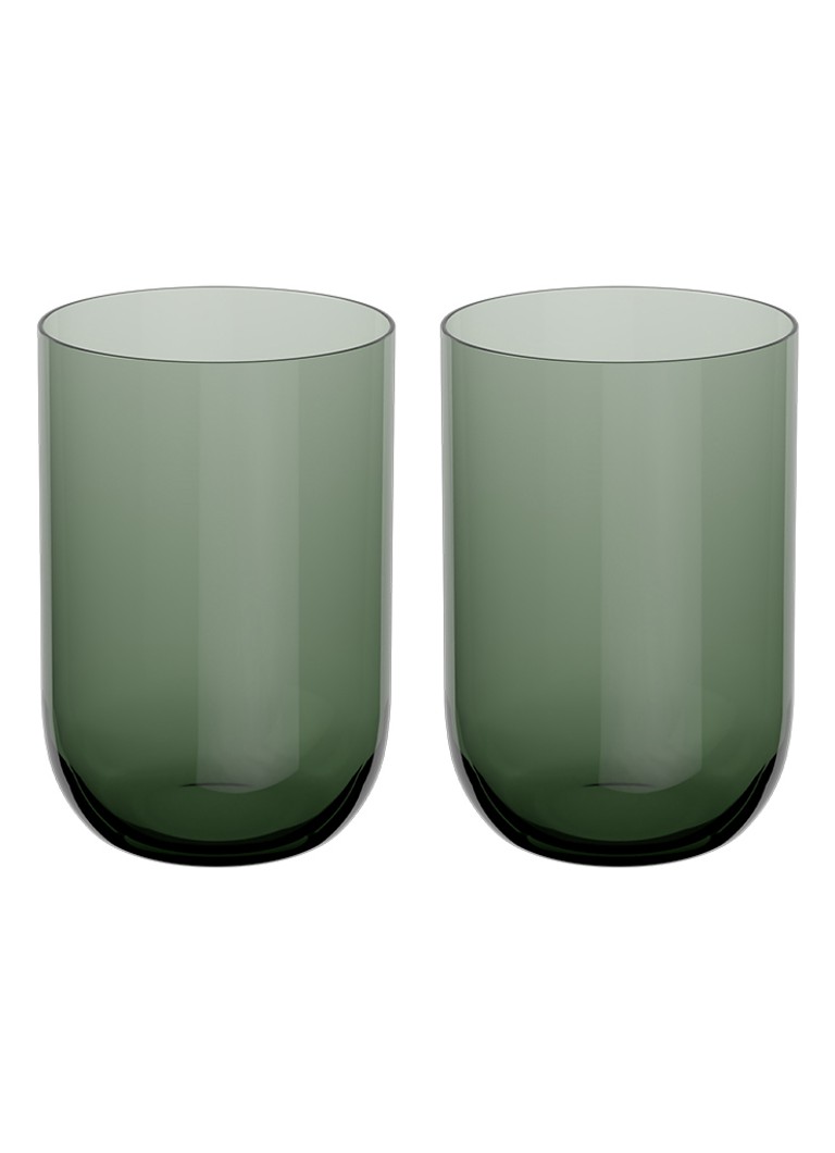 Villeroy & Boch Like drinkglas 38,5 cl set van 2 Legergroen