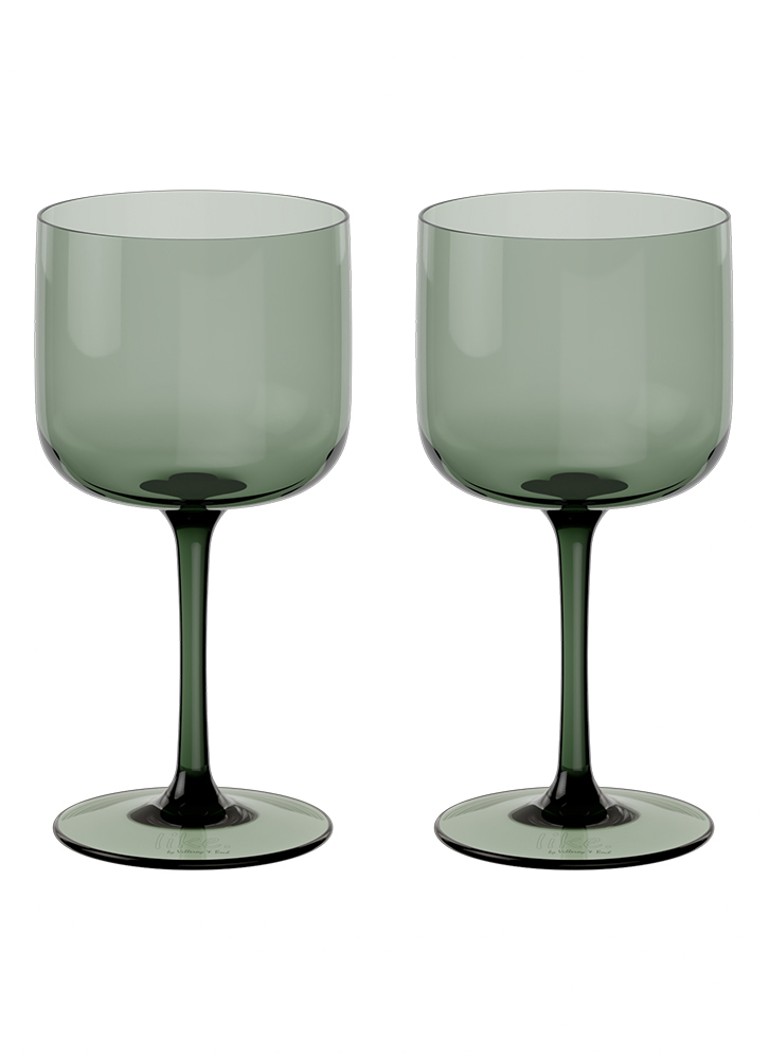 Villeroy & Boch Like Sage wijnglas 27 cl set van 2 Lindegroen