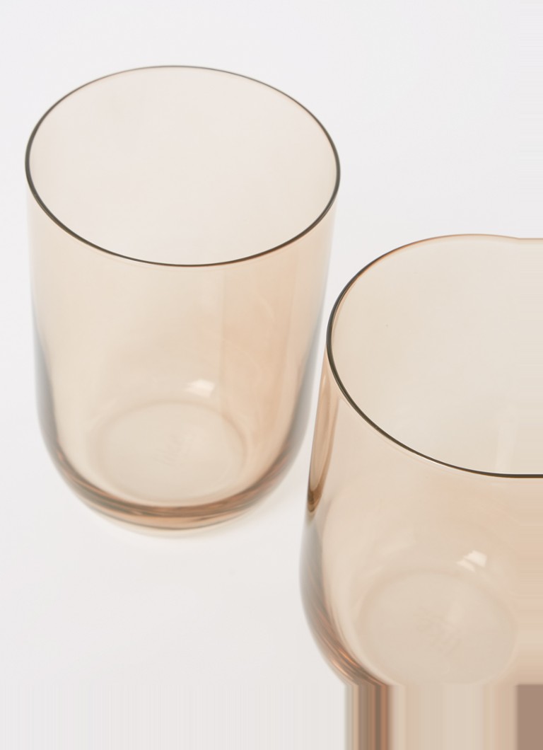 Villeroy & Boch Like drinkglas 38,5 cl set van 2 Oranjebruin - Deal