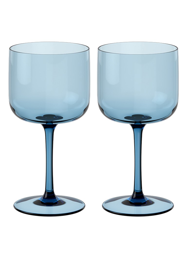 Villeroy & Boch Like Ice wijnglas 27 cl set van 2 Blauw