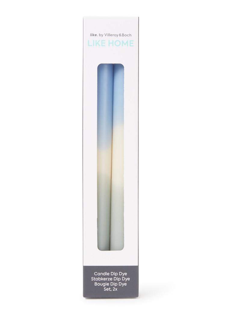 Villeroy & Boch Like Home kaars set van 2 Blauw - Deal
