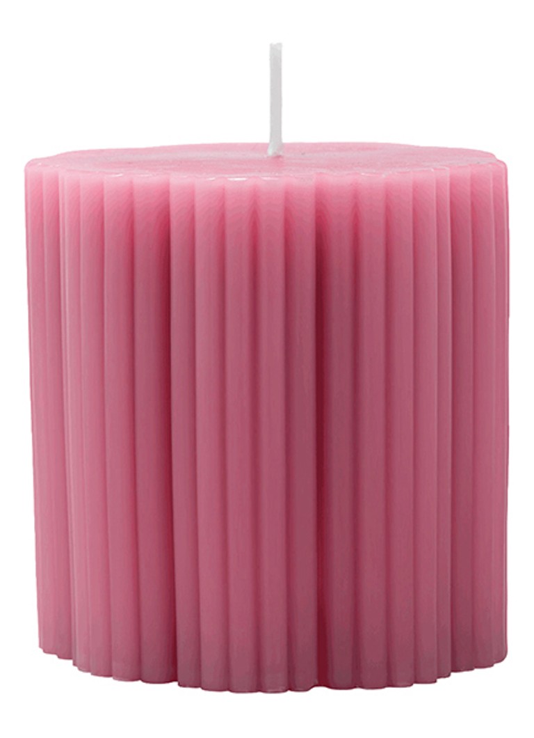 Villeroy & Boch Fleur stompkaars 7,5 cm Donkerroze - Deal