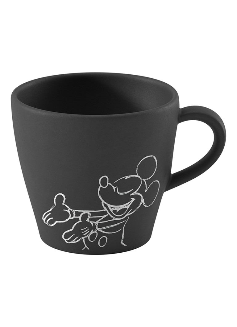 Villeroy & Boch Manufacture Rock - Mickey Mouse koffiekopje Zwart - Deal