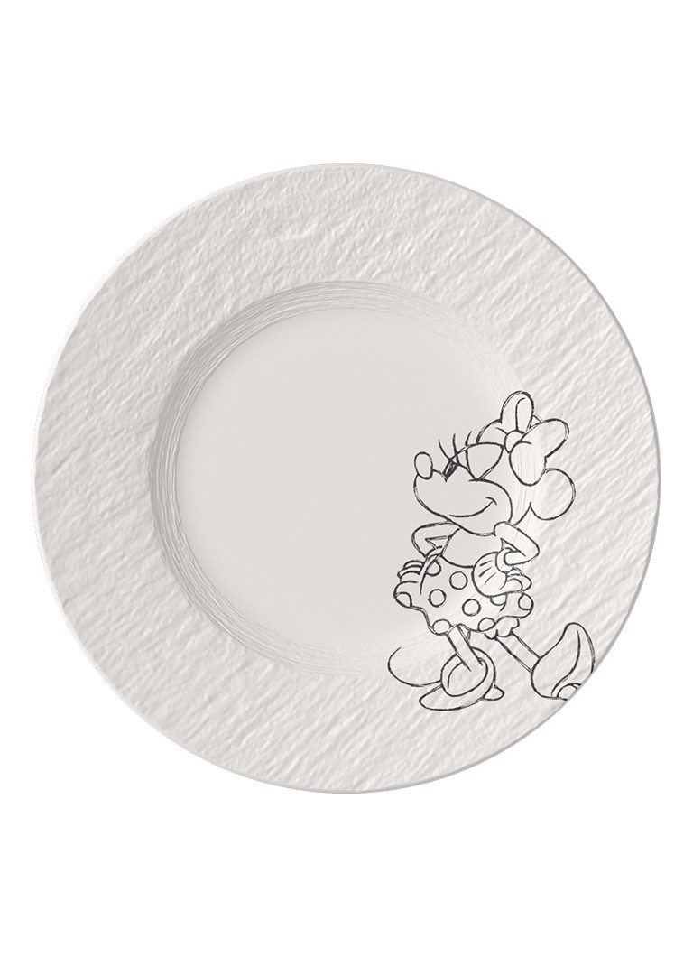 Villeroy & Boch Manufacture Rock blanc - Mickey Mouse ontbijt-/gebaksbordje 22 cm Wit - Deal