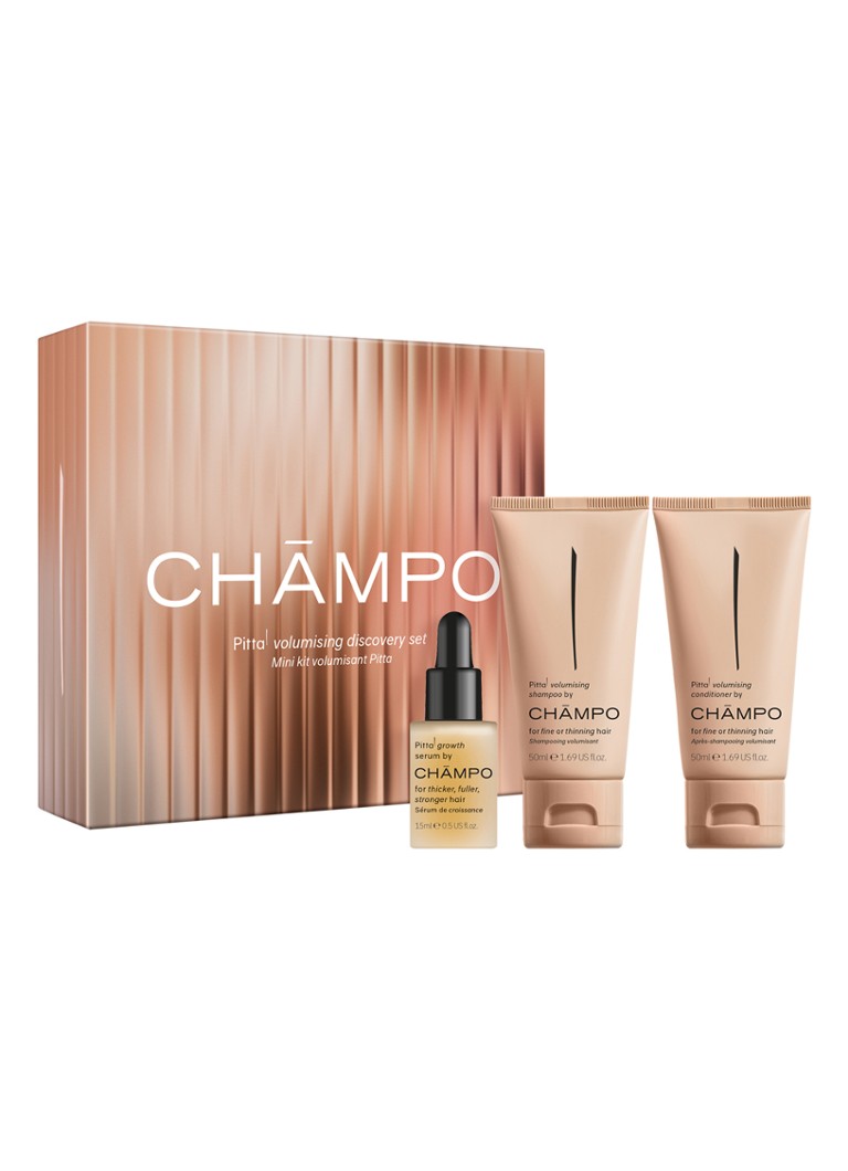 Chāmpo Pitta Volumising Discovery Set - haarverzorgingsset 1MAAT Cadeausets - Deal