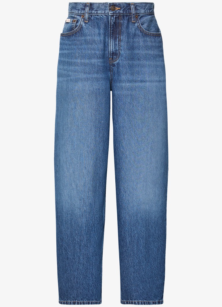 Calvin Klein Dames High waist mom jeans met medium wassing in de kleur Indigo