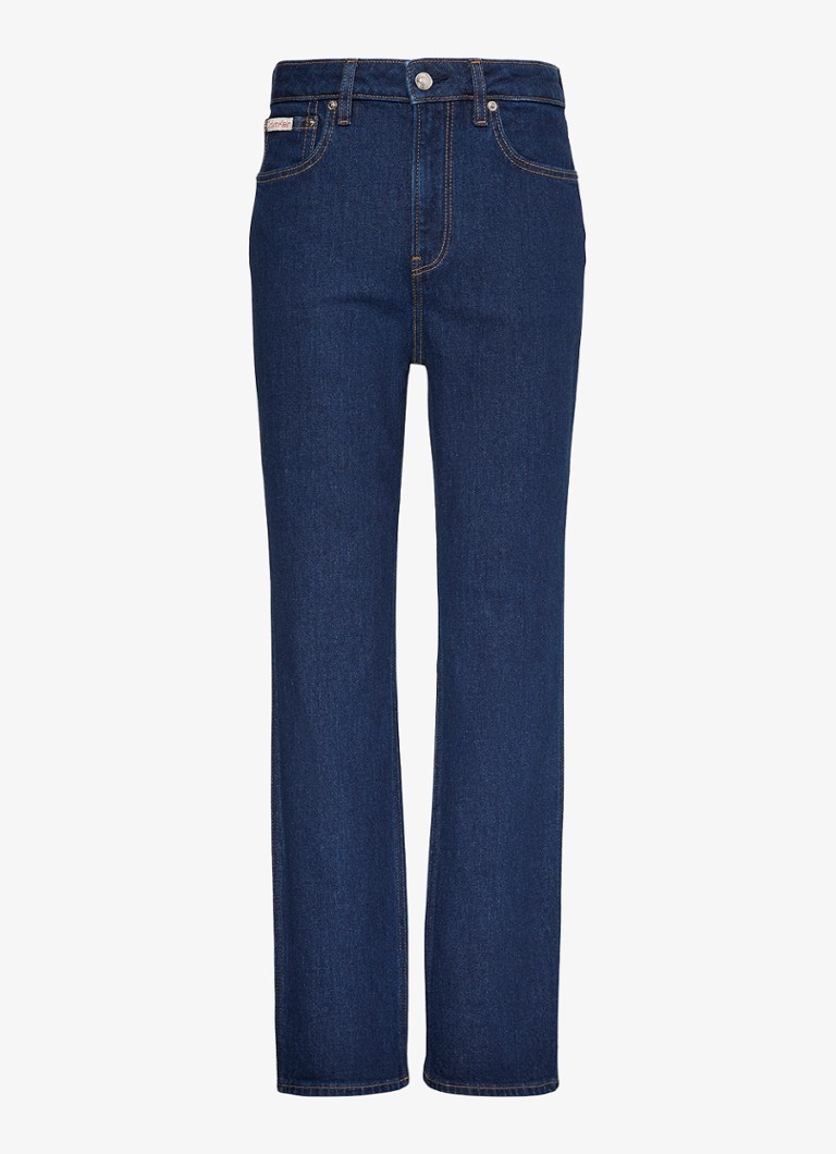 Calvin Klein Dames High waist slim fit jeans met steekzakken in de kleur Denim