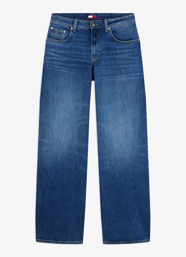 Tommy Hilfiger Dames Low waist loose fit jeans met medium wassing in de kleur Jeans