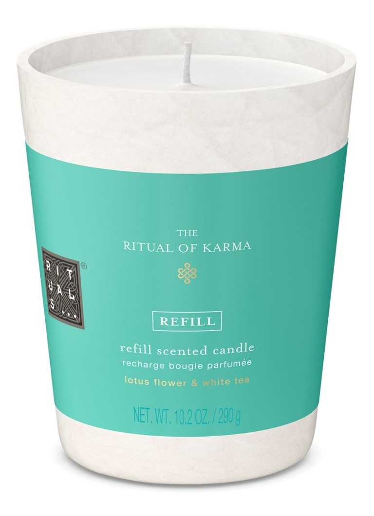 Rituals The Ritual of Karma Refill Scented Candle - navulling geurkaars 290 gram Beige - Deal