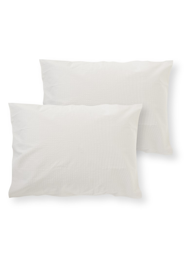 Crisp Sheets CRISP kussensloop van katoen in 2-pack Lichtgrijs - Deal