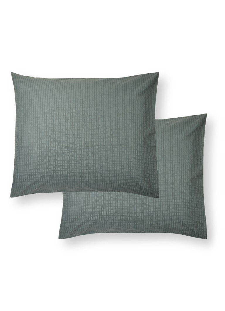 Crisp Sheets CRISP kussensloop van katoen in 2-pack Legergroen - Deal