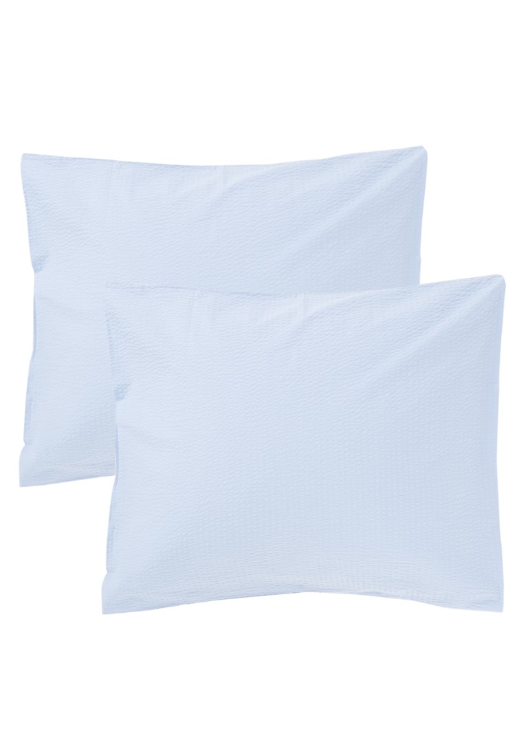 Crisp Sheets Crisp kussensloop van katoen in 2-pack Lichtblauw - Deal