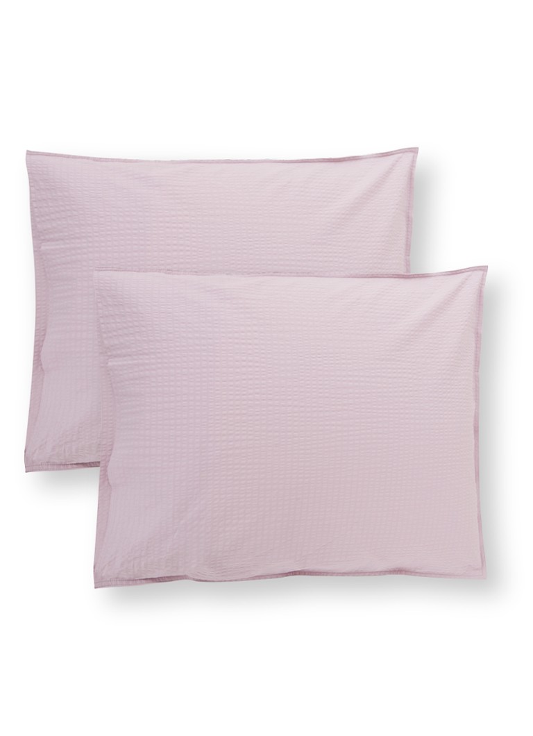 Crisp Sheets CRISP kussensloop van katoen in 2-pack Oudroze - Deal