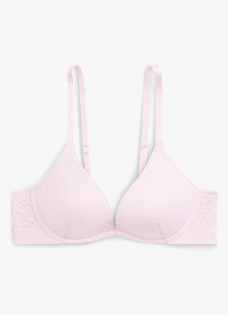 Tommy Hilfiger Dames Push-up bh met beugelondersteuning in de kleur Roze