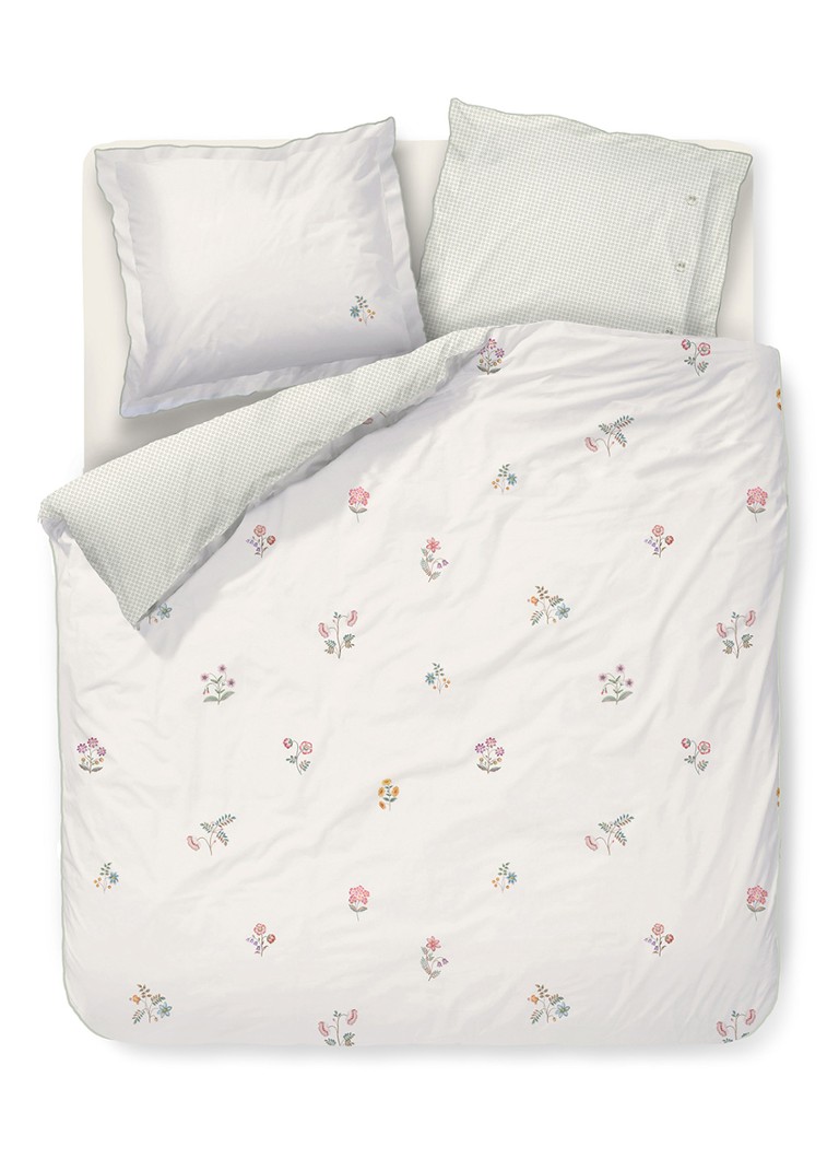 Pip Studio Mughal Flower dekbedovertrekset - inclusief kussenslopen Gebroken wit - Deal