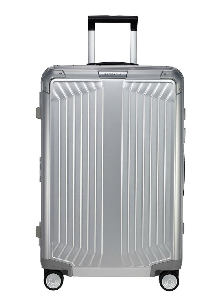 Samsonite koffer Lite-Box Alu spinner 69 cm Zilver - Deal