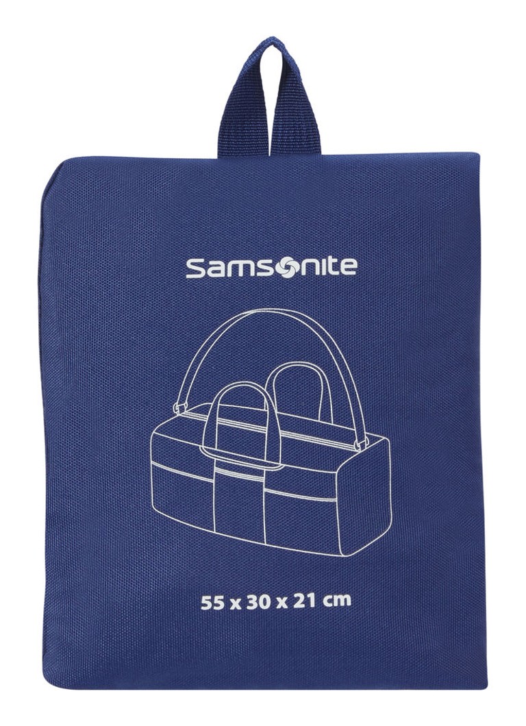 Samsonite Heren Opvouwbare weekendtas met afneembare schouderriem in de kleur Blauw