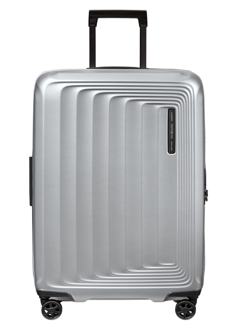 Samsonite koffer Nuon spinner 69 cm Zilver - Deal