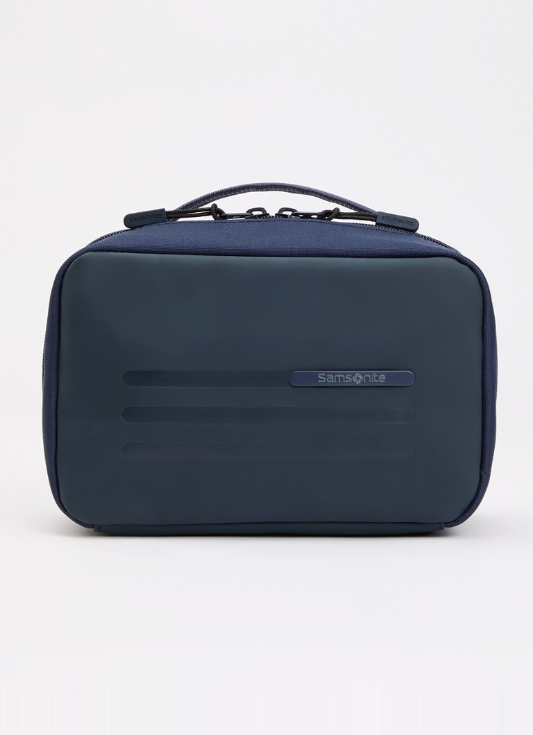 Samsonite Stackd toilettas met logo Staalblauw - Deal