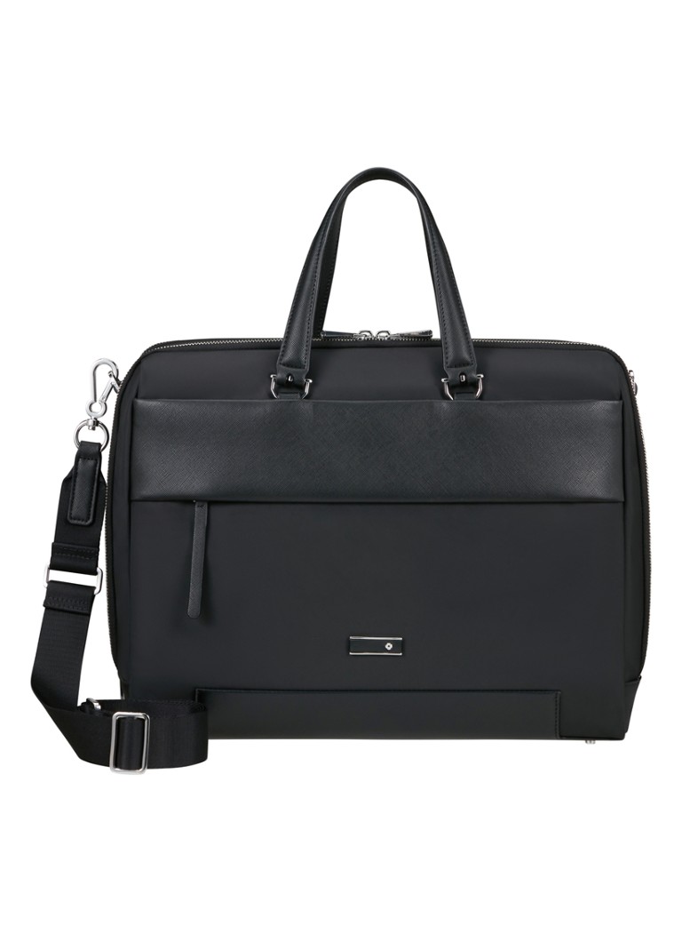 Samsonite Heren Zalia 3.0 businesstas met 15,6 inch laptopvak in de kleur Zwart