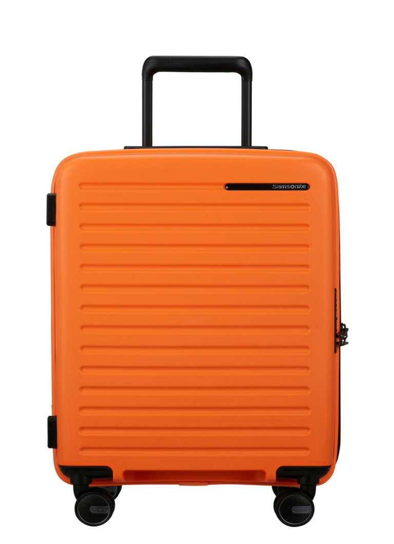 Samsonite koffer Restackd spinner 55 cm Oranje - Deal